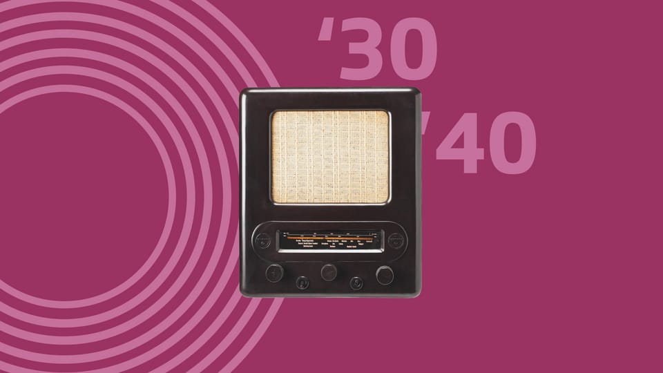 Echi di una radio - Gli anni '30 e '40 - RSI