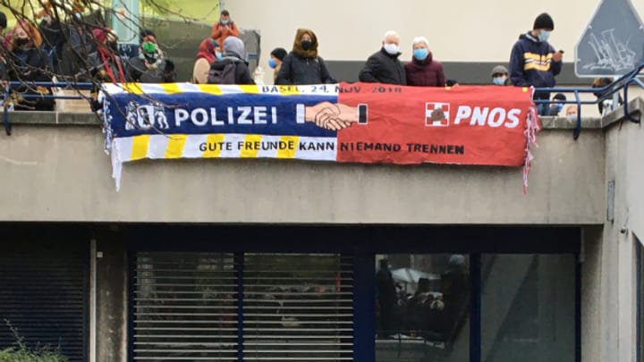Basel-Nazifrei-Demonstration in der Stadt