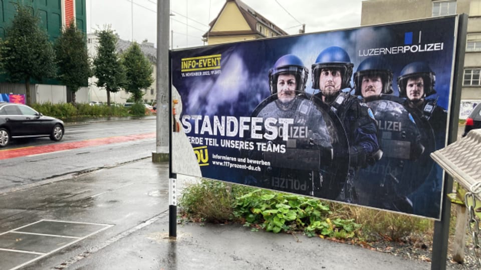 Luzerner Polizei sucht mit umstrittener Kampagne nach Personal
