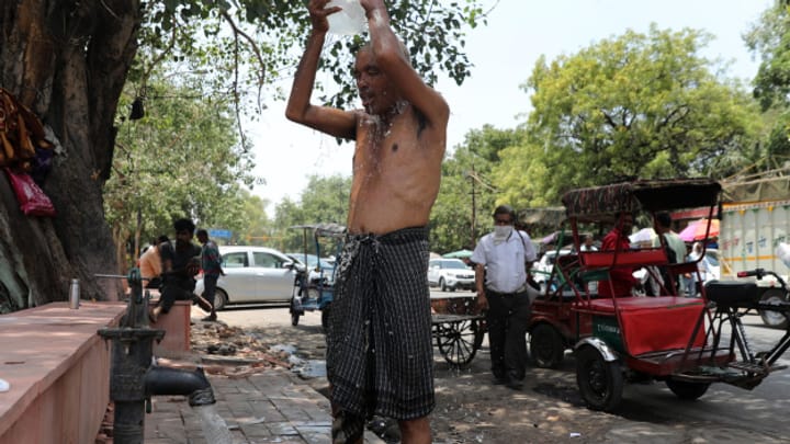 Rekordhitze in Indien übersteigt erstmals 52 Grad