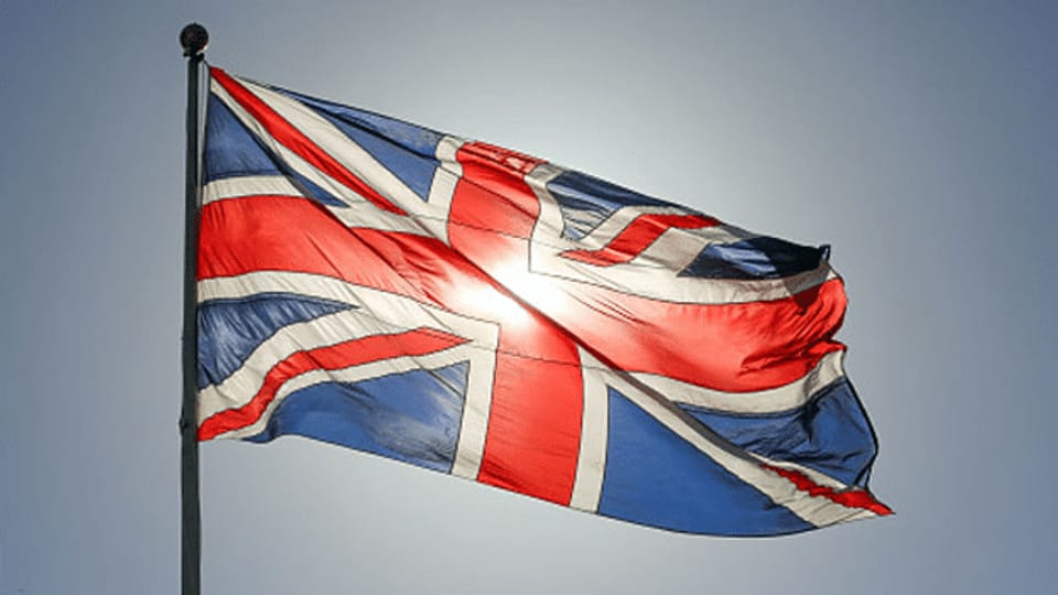 Großbritannien Flagge , britische Flagge , Großbritannien Fahne auf