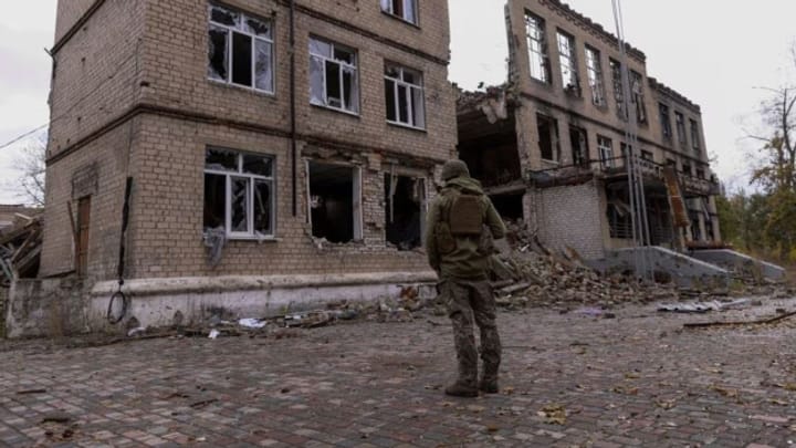 Pattsituation zwischen ukrainischer und russischer Armee