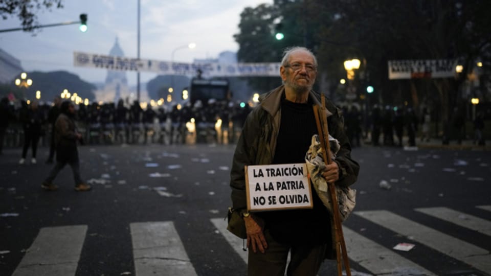Argentinien: «Der Verrat am Vaterland wird nicht vergessen»