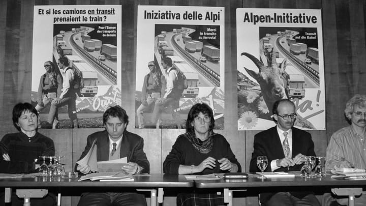 Archiv: Heute vor 29 Jahren: Annahme der Alpeninitiative