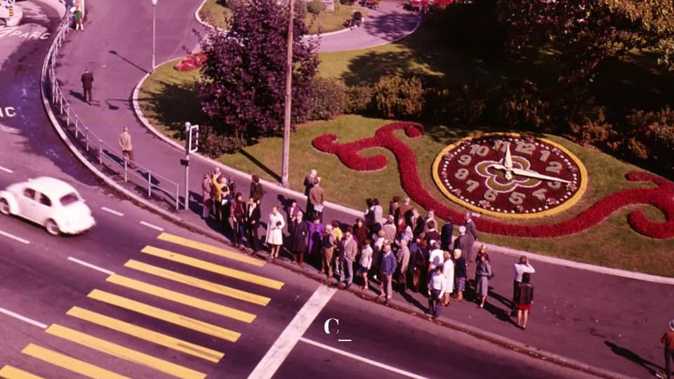 L'horloge fleurie de Genève: rendez-vous touristique depuis 1955 - Couleurs d'été - Play RTS