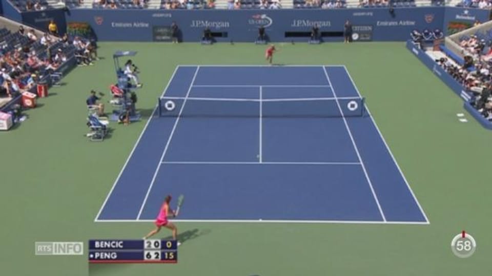 Tennis / US Open: C'est la fin pour Belinda Bencic - 12h45 - Play RTS