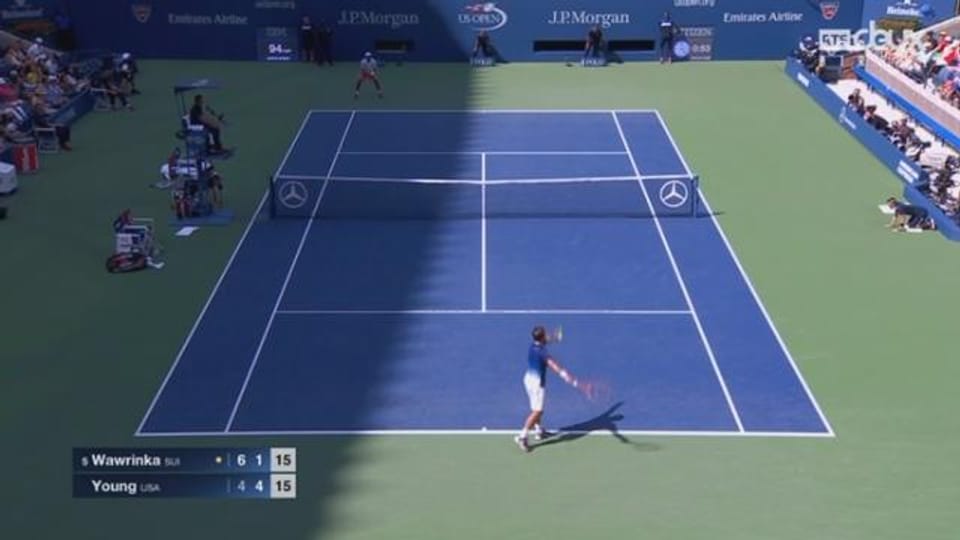 Wawrinka-Young (6-4, 1-5): gros passage à vide pour le Suisse - Tennis ...