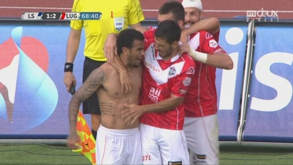 35e journée, LS - LUG 1-2, 69e Carlinhos Junior - Football - Super League - Play RTS