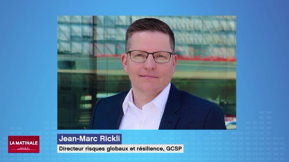 Jean-Marc Rickli, directeur des risques globaux et de la résilience à ...