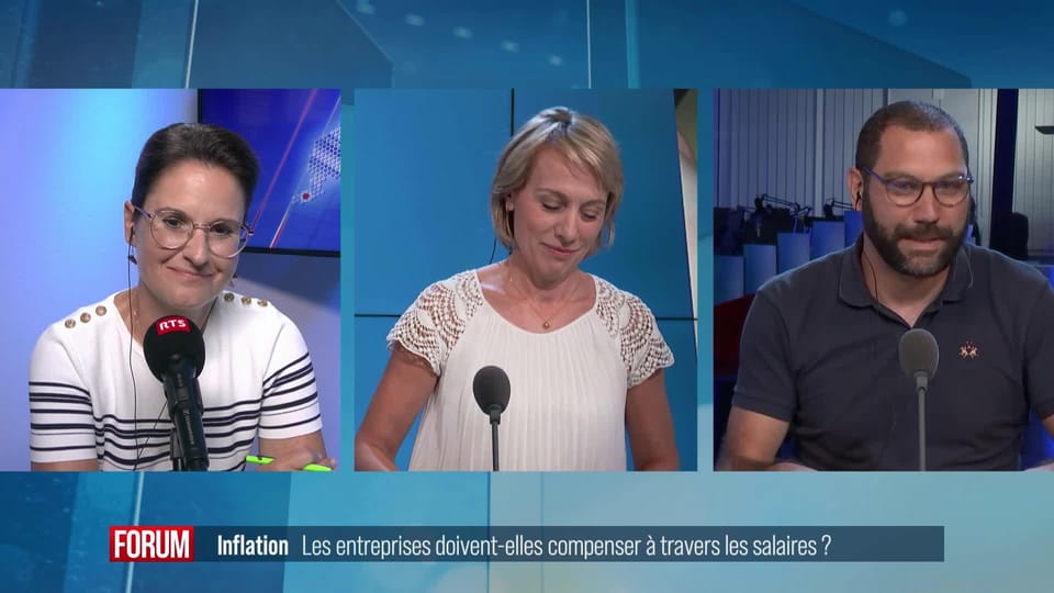 Compenser l'inflation en augmentant les salaires? Débat entre Véronique ...