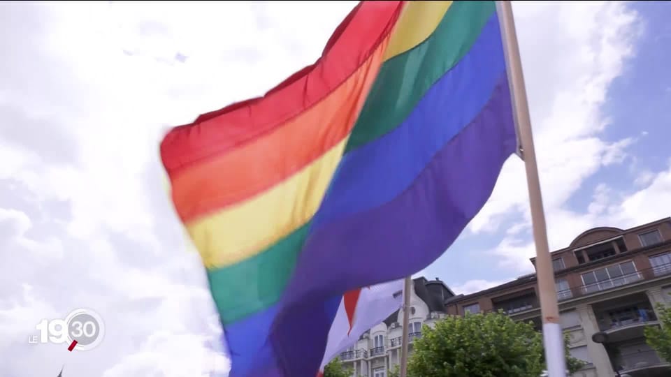 À Genève la Marche des fiertés a réuni 35'000 personnes selon la police - 19h30 - Play RTS