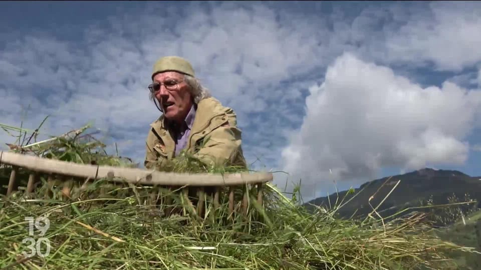 Portrait d’Edwin Zeiter, président depuis 1976 de la commune de Bister ...