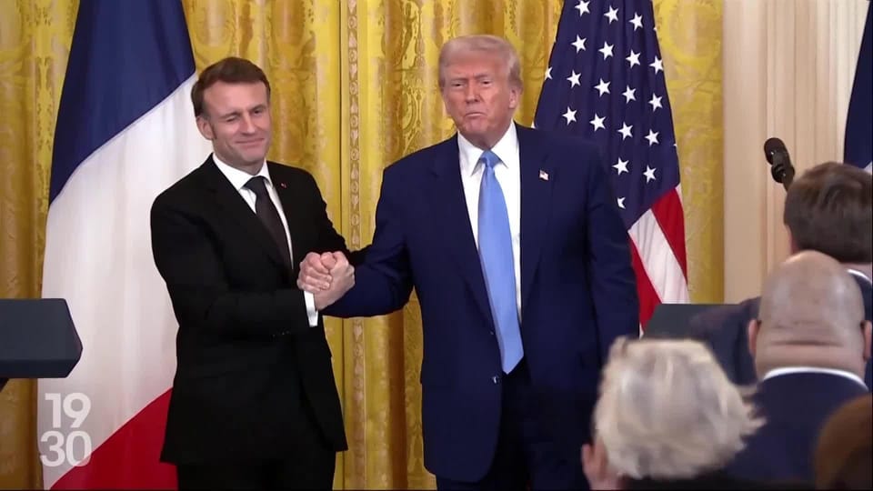 En visite à la Maison-Blanche, Emmanuel Macron a tenté d'infléchir la  position de Donald Trump dans les négociations avec la Russie