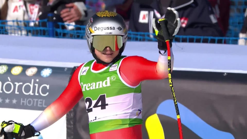 Soldeu (AND), descente dames: le passage de Delia Durrer (SUI) - Ski alpin - Descente femmes - Play RTS