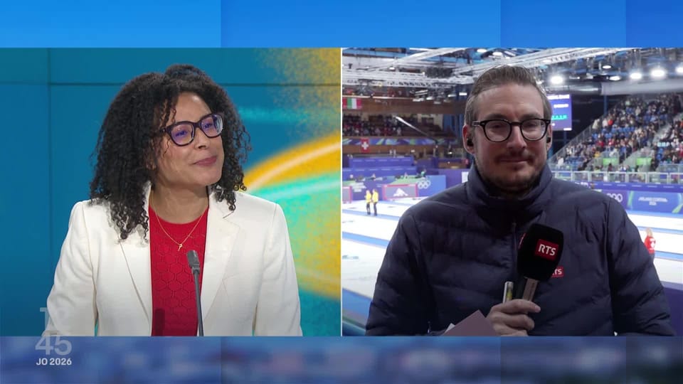JO de curling: Jérémy Riser assiste à la finale entre la Suisse et la ...