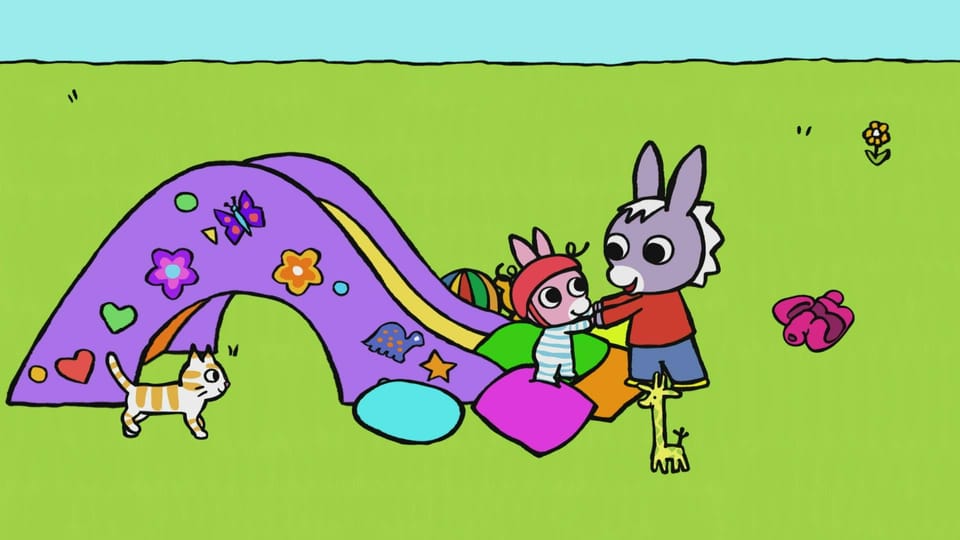 Le toboggan rigolo (Episode 27 - Saison 1) - Trotro et Zaza - Play RTS