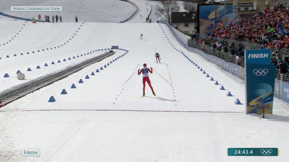 Cross-country, 10km messieurs: J.L.Oftebro (NOR) finit 5e au saut mais ...