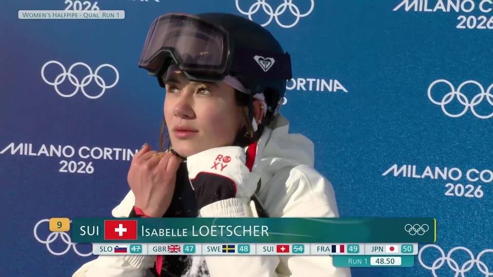 Halfpipe dames, qualifications, manche 1: le premier run d'Isabelle ...