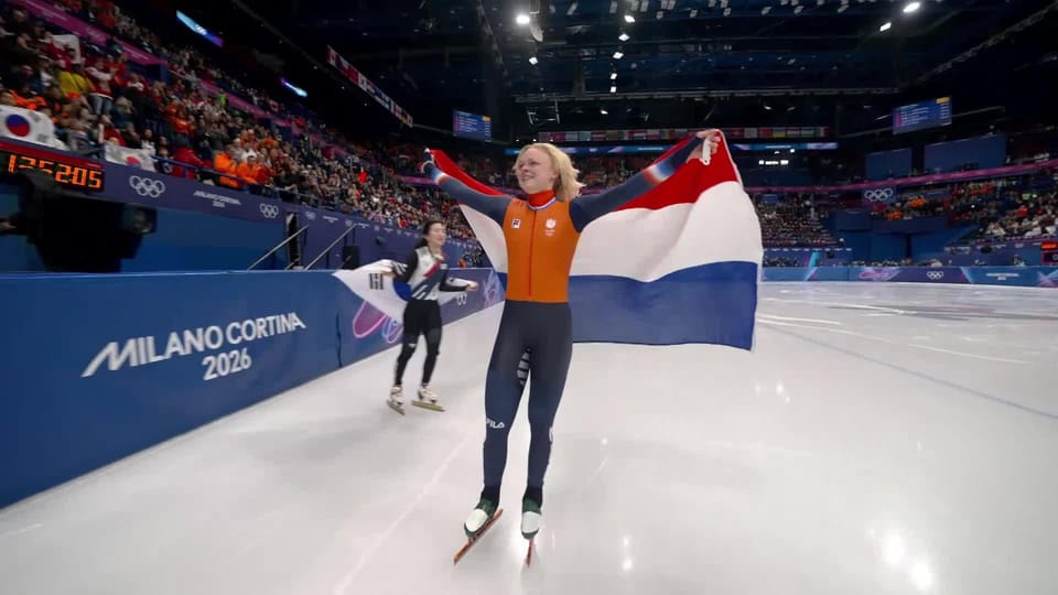 1000m dames, finale: après le 500m, Xandra Velzeboer (NED) remporte ...