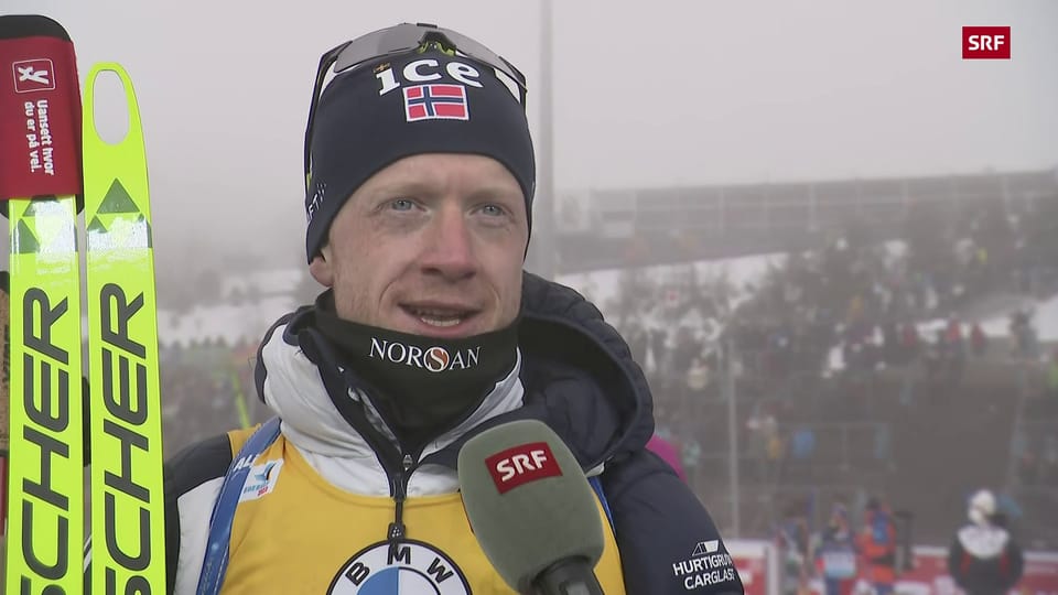 Johannes Thingnes Bö: «Es ist fantastisch, unter diesen Bedingungen zu gewinnen»