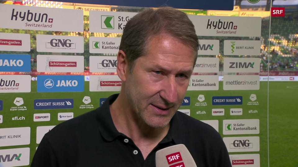 FCZ-Trainer Fodas Erkenntnis nach dem 0:2 in St. Gallen: «So kann man nicht gewinnen»