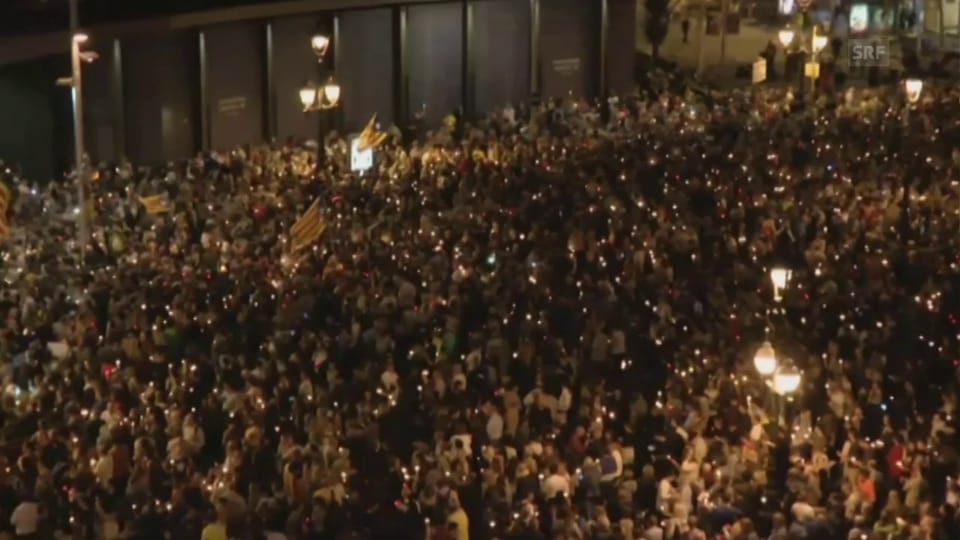Proteste in Barcelona (unkomm.)