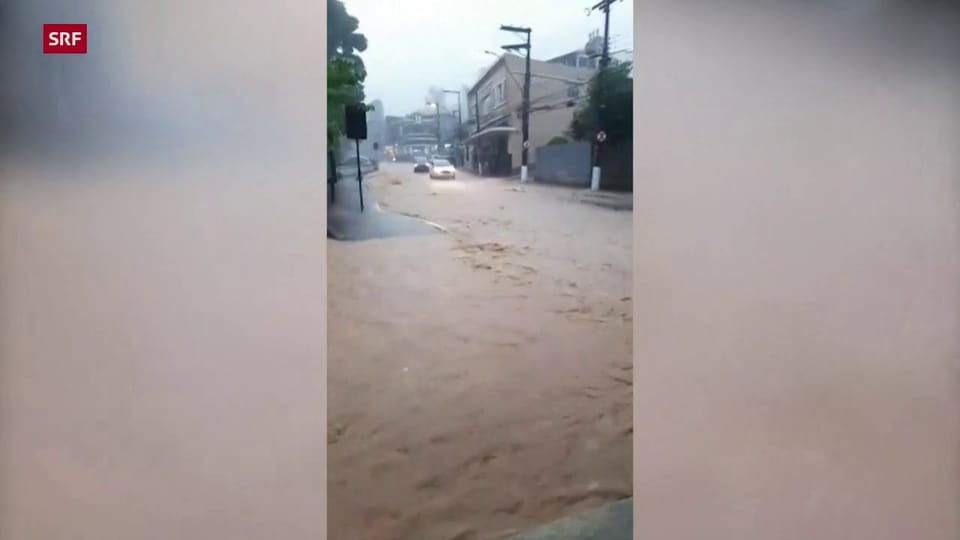 Aus dem Archiv: Überschwemmungen in Petrópolis