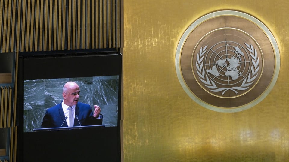 Bundespräsident Alain Berset an der UNO-Generaldebatte