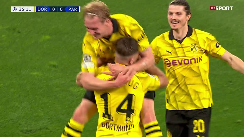 Dortmund legt dank Füllkrug im Halbfinal zu Hause vor
