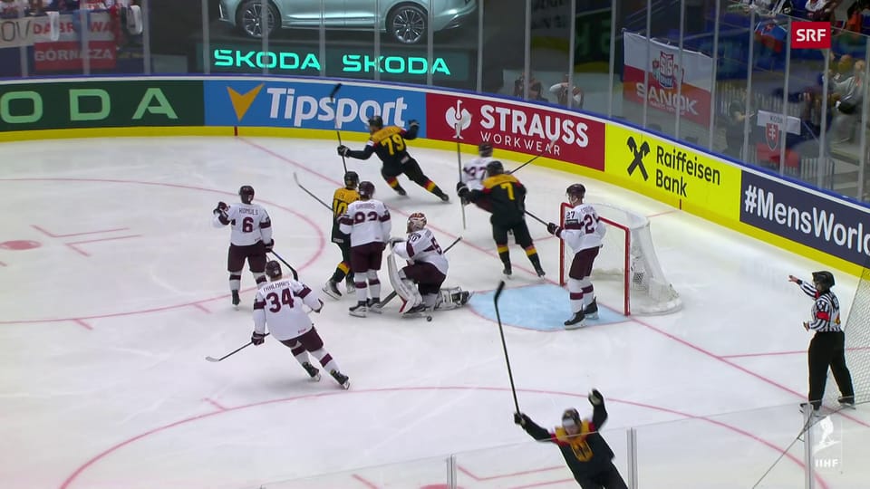 Von 2:0 auf 5:0: Deutschland überfährt Lettland