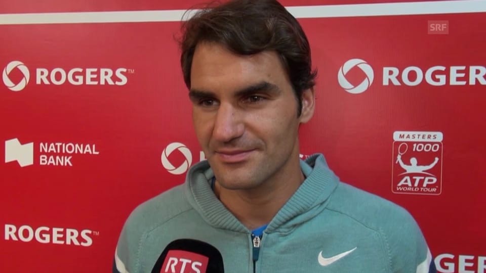 Federer zum Spiel gegen Ferrer