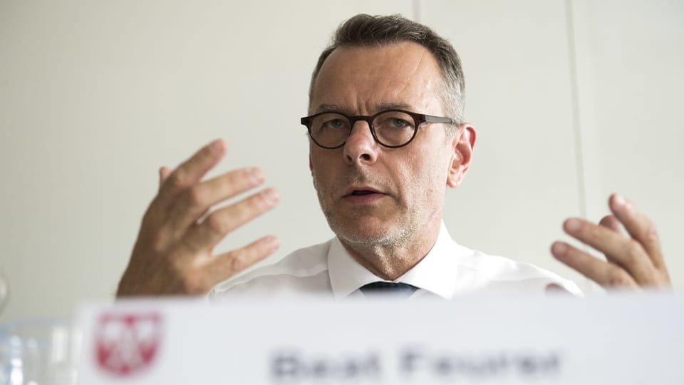 Finanzdirektor Beat Feurer erklärt das deutliche Ja