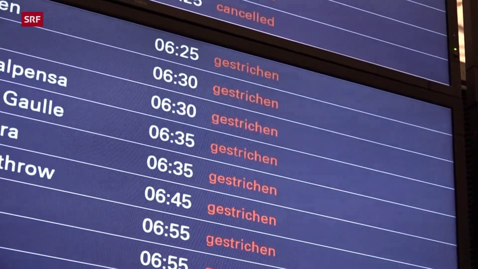 Streik führt zu leeren Flughäfen in Deutschland