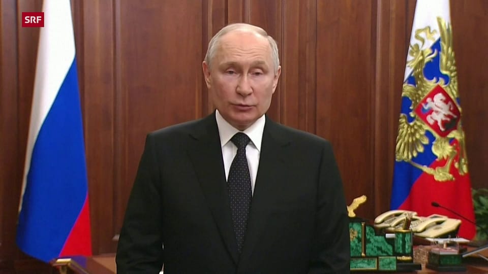 Putin: «Das ist ein Dolchstoss in den Rücken unseres Volkes»