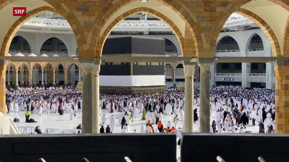 Muslimische Gläubige pilgern nach Mekka
