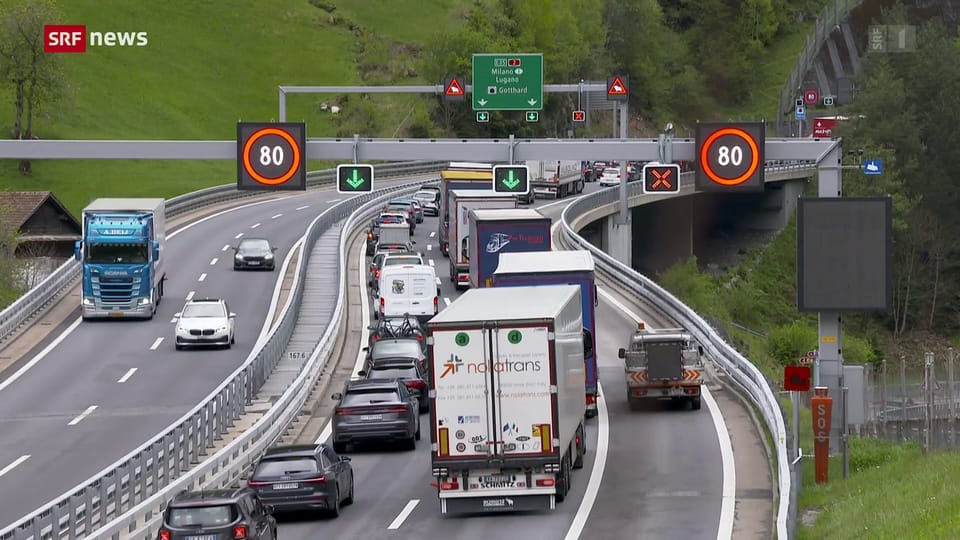 Archiv: Bundesrat will Dosiersystem verbessern gegen Stau am Gotthard