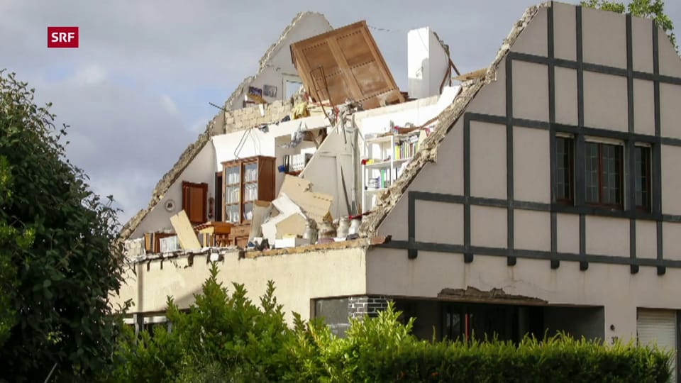 Schwere Schäden nach Tornado in Luxemburg