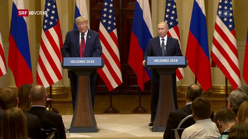 Aus dem Archiv: Donald Trump trifft Wladimir Putin