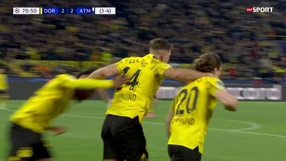 Archiv: Dortmund ringt Atletico 4:2 nieder