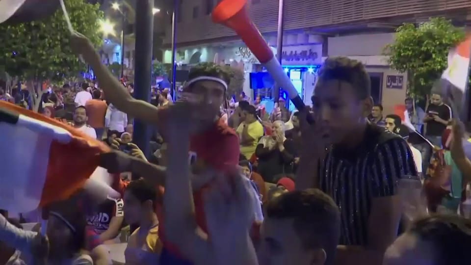 Ägyptische Fans bereits in Ekstase