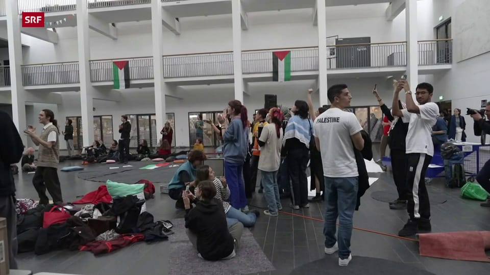 Pro-Palästina-Protest an der ETH Lausanne