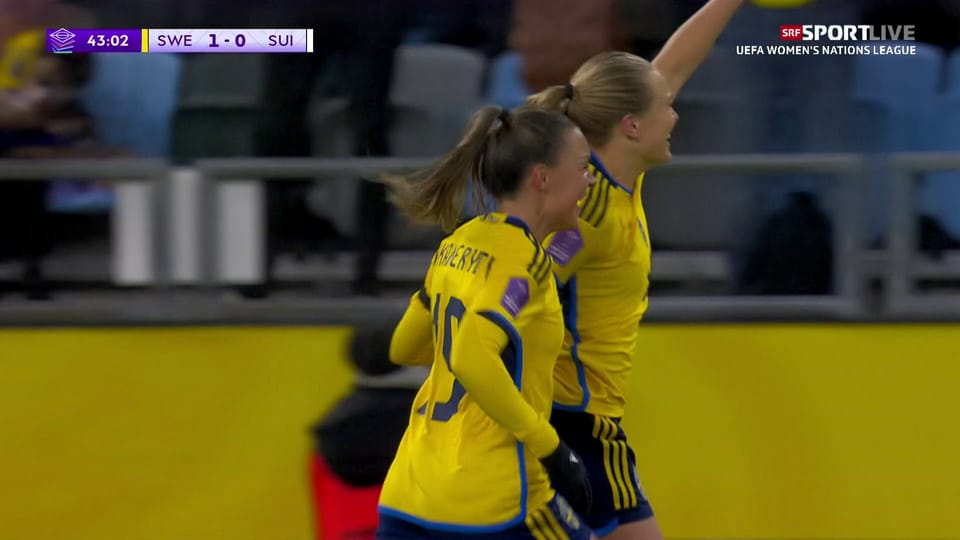 Eriksson bringt Schweden per Kopf in Führung