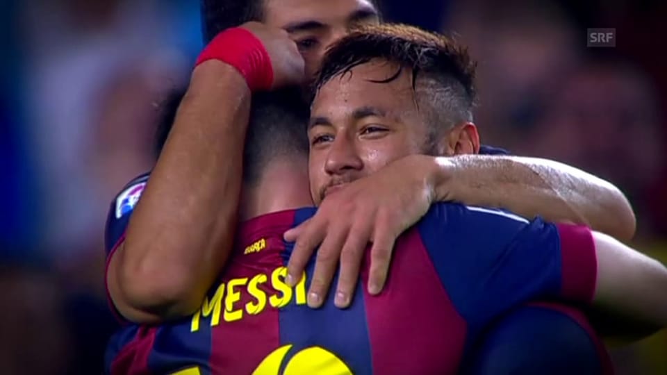 Das Dreigestirn Messi - Neymar - Suarez glänzt 
