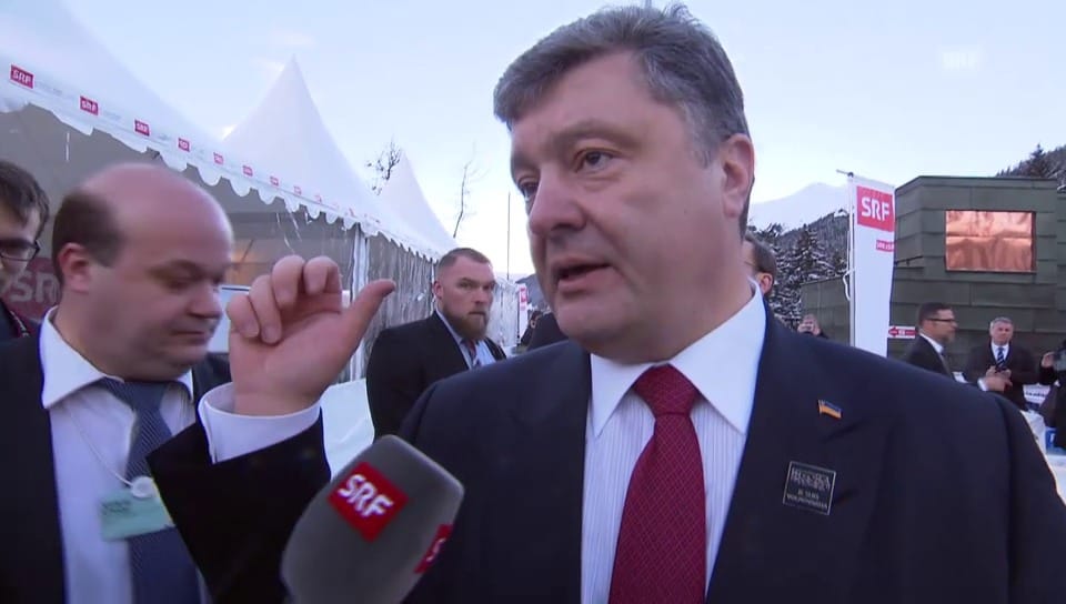 2015: Poroschenkos Appell am WEF
