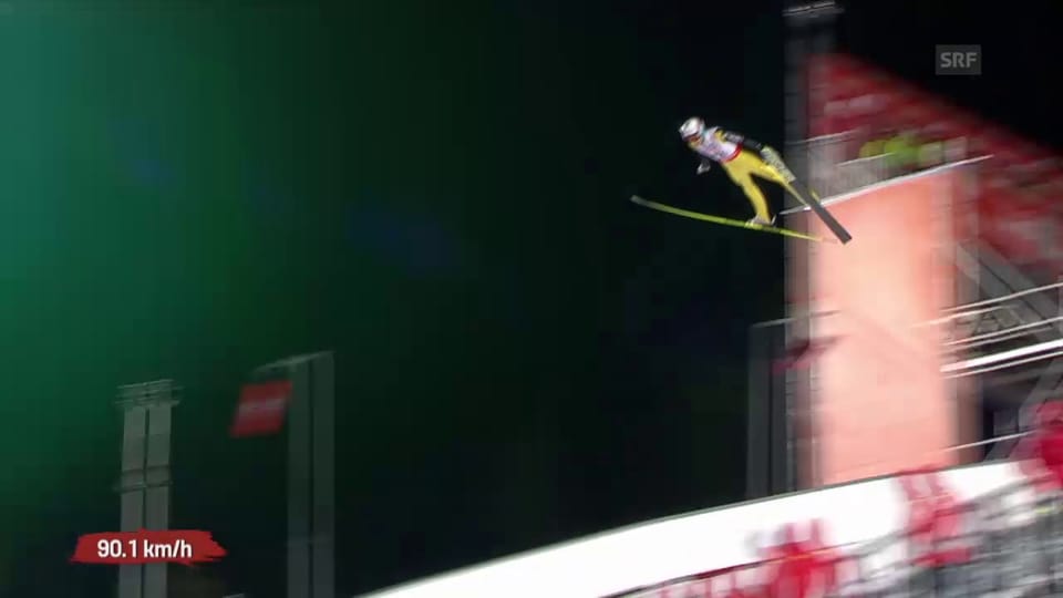 Gregor Deschwanden springt auf 121,5 Meter
