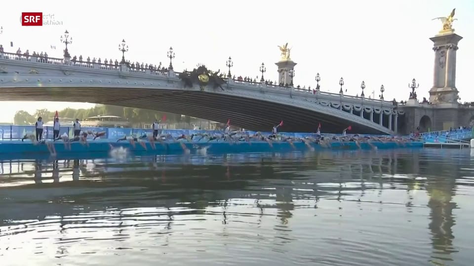 Tagesschau Paris Testlauf in der Seine für Olympia 2024 Play SRF