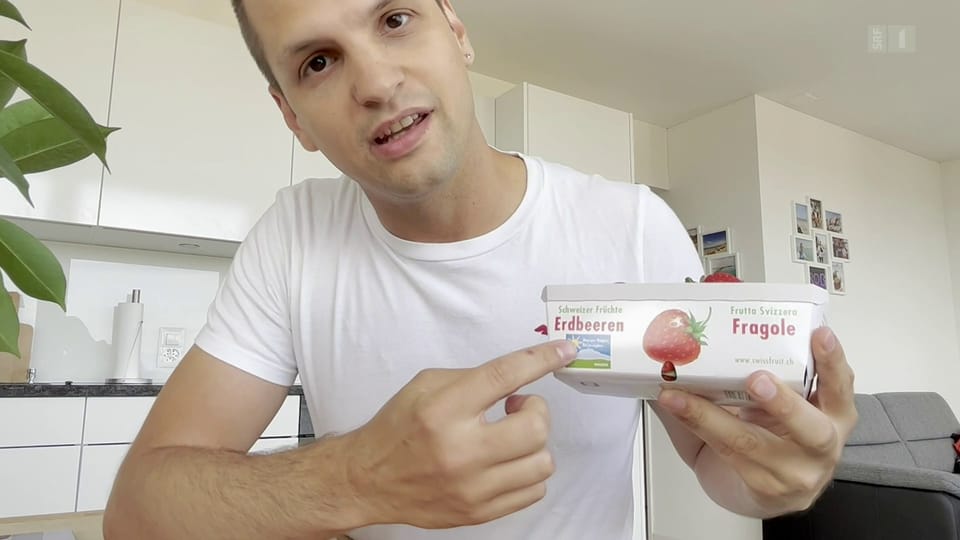 Etikettenschwindel-Kandidat: Schweizer Erdbeeren aus Deutschland