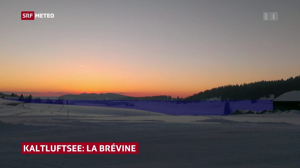 Temperaturanstieg La Brévine/NE