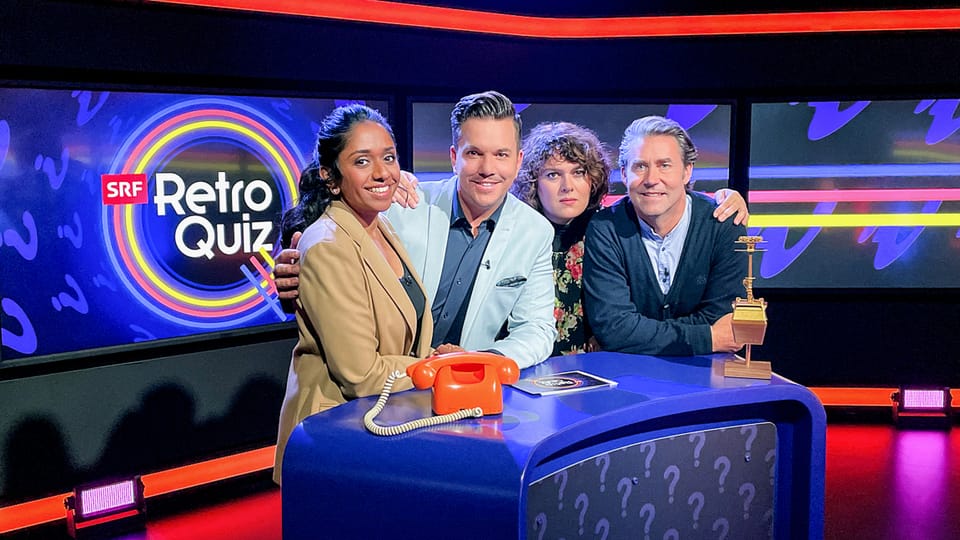 SRF Retro Quiz - Mit Patti Basler, Tama Vakeesan und Sven Furrer - Play SRF