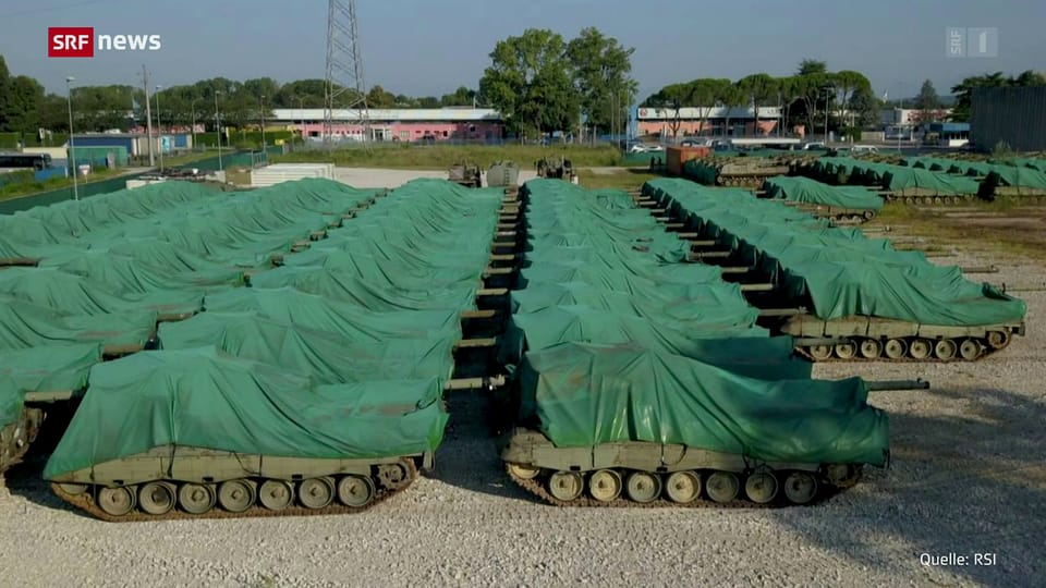 Aus dem Archiv: Deutsche Firma erhebt Anspruch auf 25 Ruag-Panzer